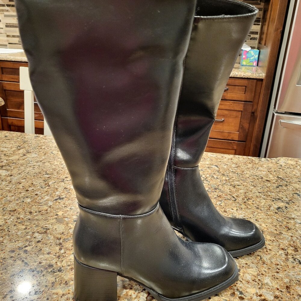 Black Boots by Olivia Miller.  Women size 11